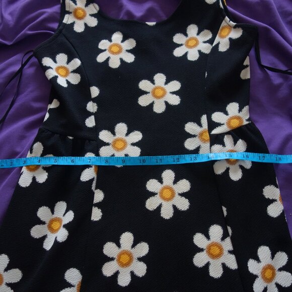 One Clothing Black with Sunflowers Made in Mexico Size S Dress - Picture 3 of 12